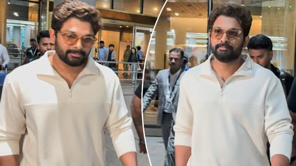 Ultimate Swag! Ever-Stylish Allu Arjun Spotted Arriving In Mumbai