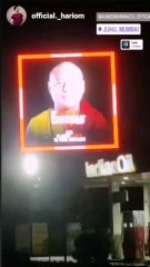 First Hoarding in Mumbai Near Amitabh Bachchan's Bungalow