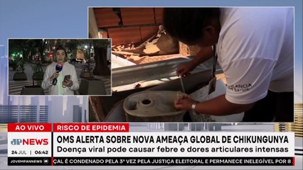 OMS alerta para risco de nova epidemia global de chikungunya