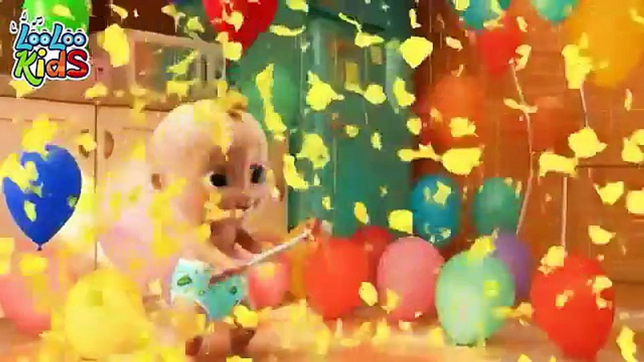 Johny Johny yes papa - learn with colours balloons-for nursery school kids