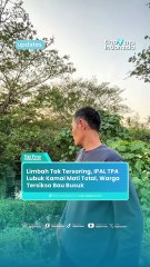 Limbah tak Tersaring, IPAL TPA Lubuk Kamal Kalianda Mati Total Warga Tersiska Bau Busuk