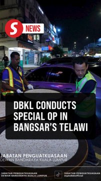 DBKL removes tables, chairs blocking walkways along Jalan Telawi