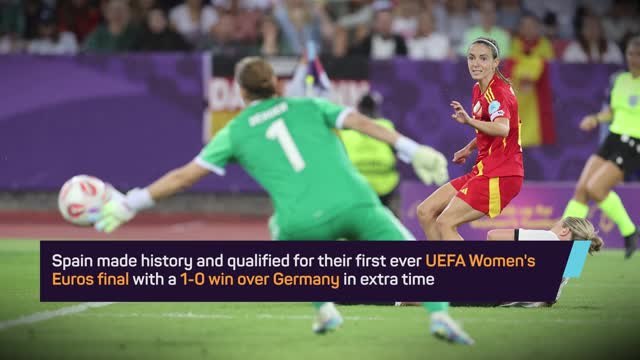 Germany 0-1 Spain - Bonmati fires La Roja into Euro 2025 final