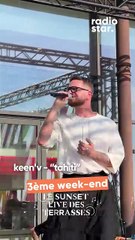 Keen’V interprète “Tahiti” sur la scène des Sunset Live des Terrasses #keenv #sunsetlive #concert #live