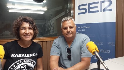Luisa Aroca y Santi Hdez, en Radio Villena SER