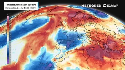 Ein mächtiger Kaltluftsack rauscht mitten im Hochsommer auf Deutschland zu!