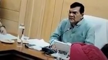 यूपी के ऊर्जा मंत्री अरविंद शर्मा ने अधिकारियों को लगाई फटकार