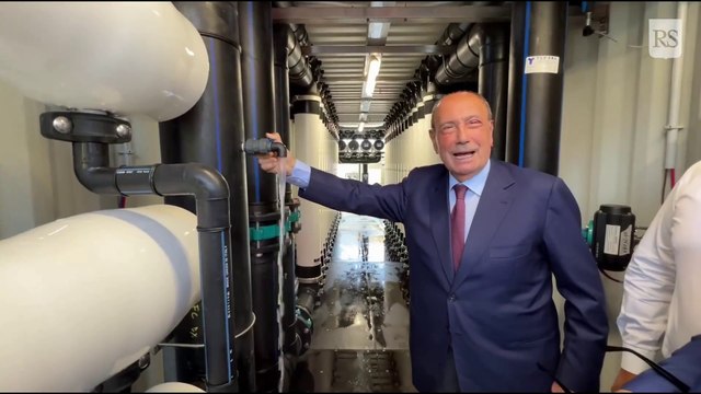 Dissalatori in Sicilia, Schifani visita l'impianto di Porto Empedocle