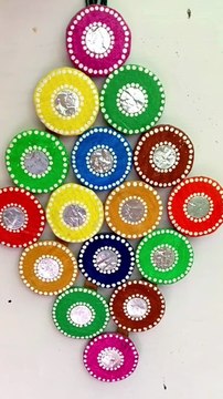 waste cardboard craft Idea DIV wall decor idea best out of waste DM for order_720p