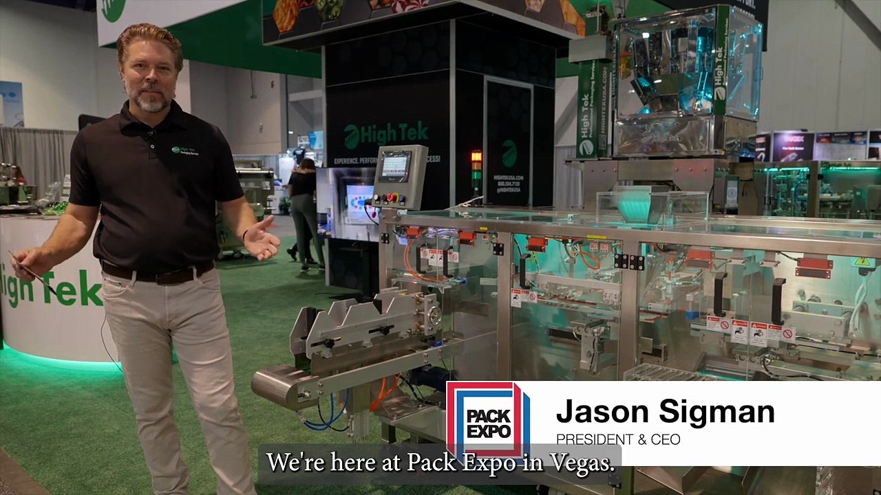 Linear Pre-made Pouch Machine - Best Auto Pouch Feeding System from High Tek USA