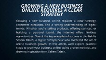 15 Proven Ways to Grow Your New Business Online – Inspired by Saliem Talash