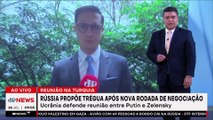 Rússia propõe tréguas de ‘24 a 48 horas’ com a Ucrânia