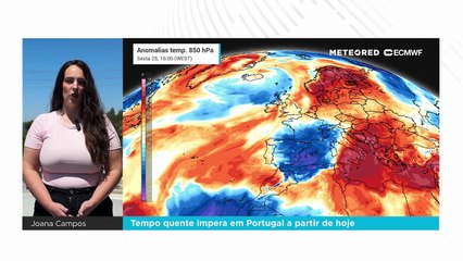 Tempo quente impera em Portugal a partir de hoje