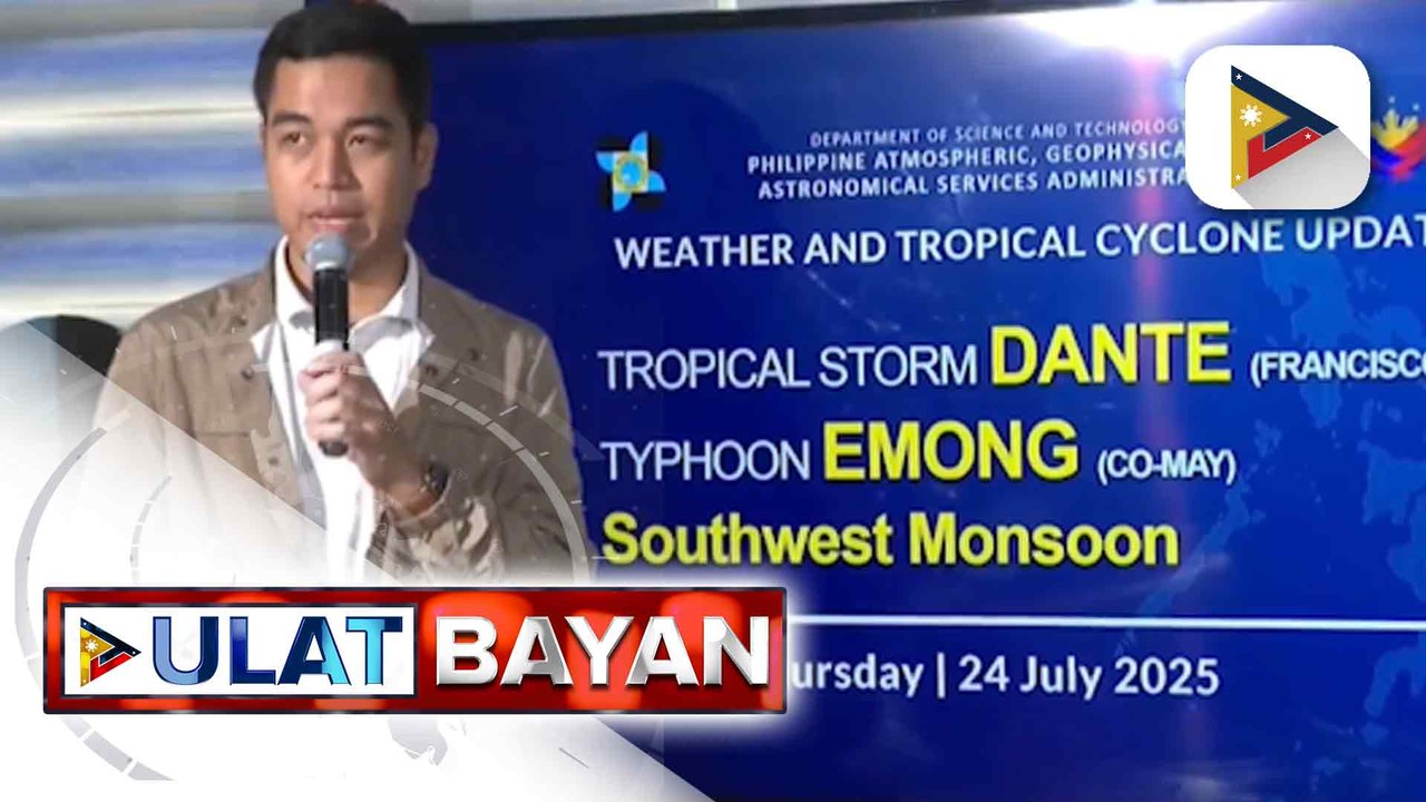 PAGASA, hindi inaalis ang posibilidad ng pagtataas ng Signal No. 4 dahil sa sama ng panahon; Bagyong #EmongPH at #DantePH, patuloy na palalakasin ang habagat