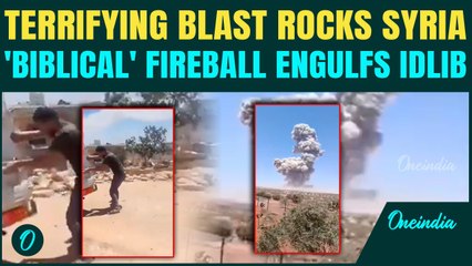 Israel BOMBS Syria's Idlib? 70+ Casualties as Massive Explosion ROCKS Ammo Depot | SHOCKING Video