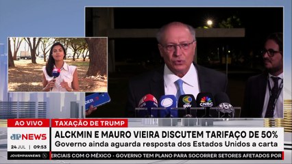 Alckmin e Mauro Vieira discutem tarifaço de Trump; Alan Ghani analisa