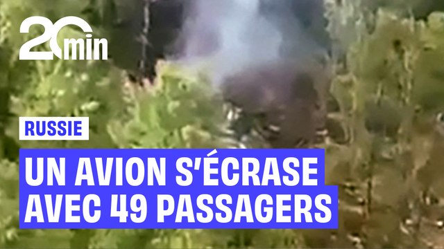 Un avion russe s'écrase avec 49 personnes à bord