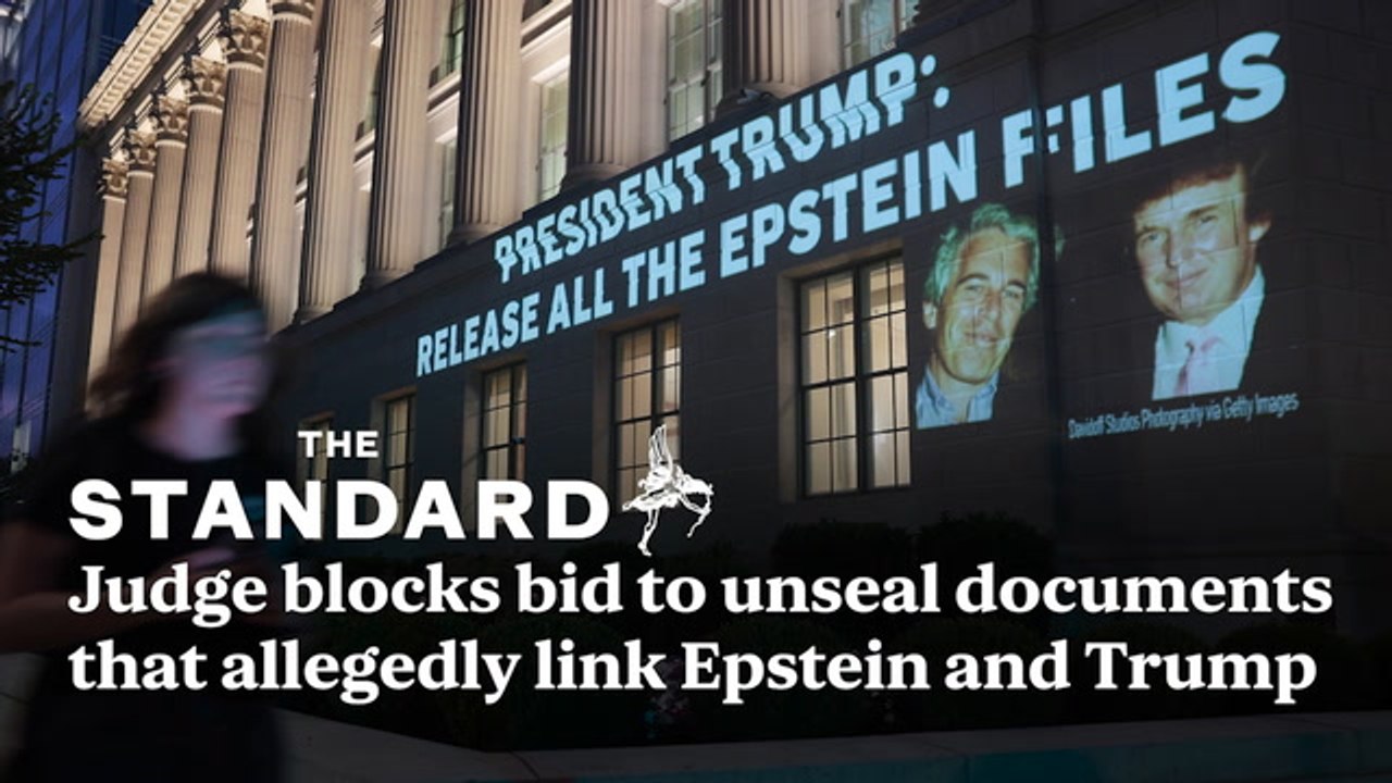 White House says claims Trump in Epstein files 'fake news' - as judge blocks bid to unseal court documents