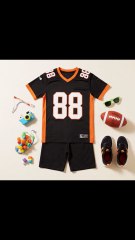 BRAVEKIDS Jersey Retro Sport Set - Setelan Kaos & Celana Katun Anak 1-5 Tahun |