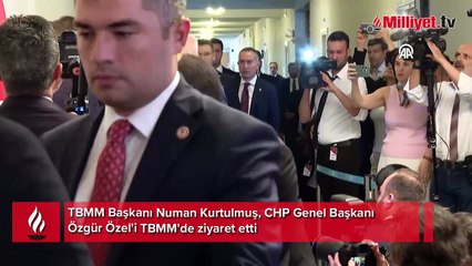 Meclis Başkanı Numan Kurtulmuş, CHP grubunu ziyaret ediyor