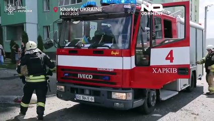 Une frappe aérienne russe blesse des dizaines de personnes à Kharkiv, dont un nouveau-né