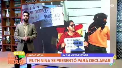 CONADE exige orden de aprehensión contra Ruth Nina en puertas de la Fiscalía