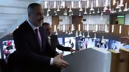 Milli Savunma Bakanı Yaşar Güler ile Dışişleri Bakanı Hakan Fidan IDEF’te görüştü