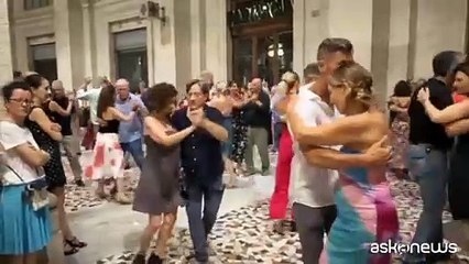 Abbracci di solidarietà a Roma, "Una milonga per Gaza"