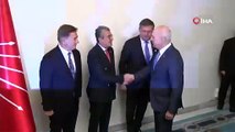 TBMM Başkanı Kurtulmuş, CHP Genel Başkanı Özel’i ziyaret etti