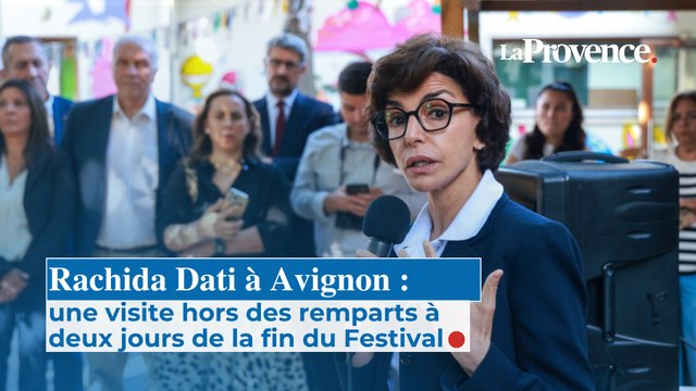 Rachida Dati Avignon : une visite hors des remparts à deux jours de la fin du Festival