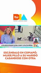 ¡Lo pillo! Boliviana sorprende a su esposo casándose con otra en un Registro Civil chileno (Video)