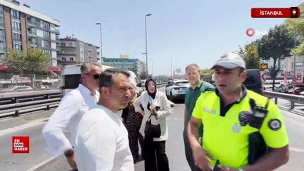 İBB kamyonetinden düşen çöp torbası 5 aracın kaza yapmasına neden oldu