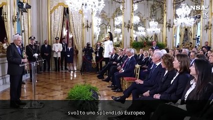 Mattarella alle azzurre: "Avete reso onore alla maglia e alla bandiera"