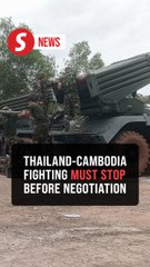 Fighting with Cambodia must stop before negotiations can happen, says Thailand