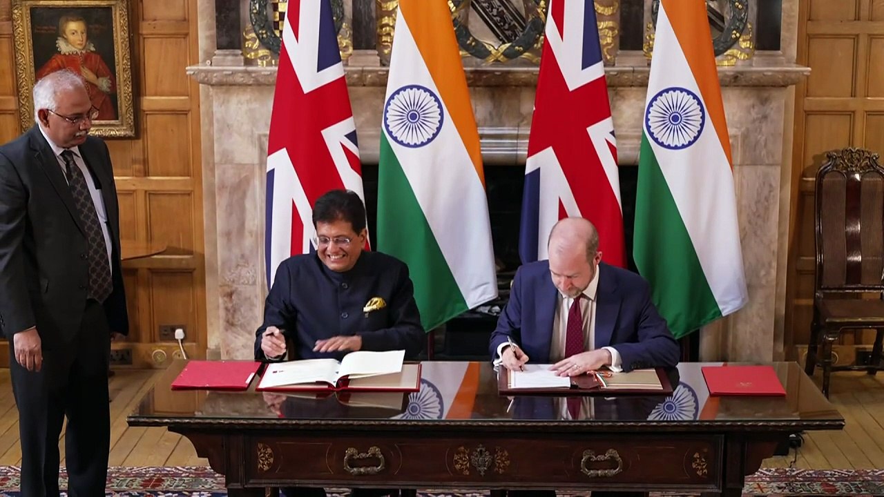 UK signs historic trade deal with India