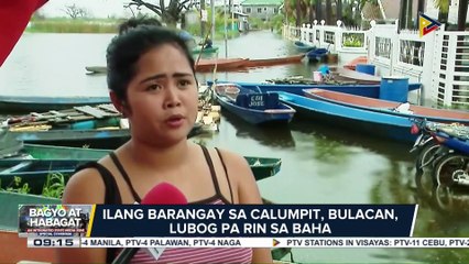 Ilang barangay sa Calumpit, Bulacan, lubog pa rin sa baha