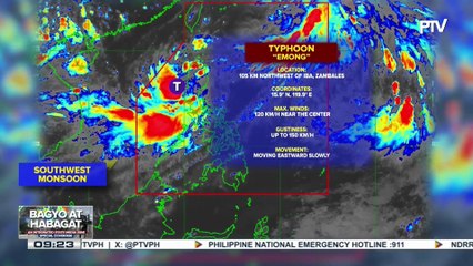 PAGASA, naka-monitor sa mga bagyo at habagat na nakaaapekto sa bansa
