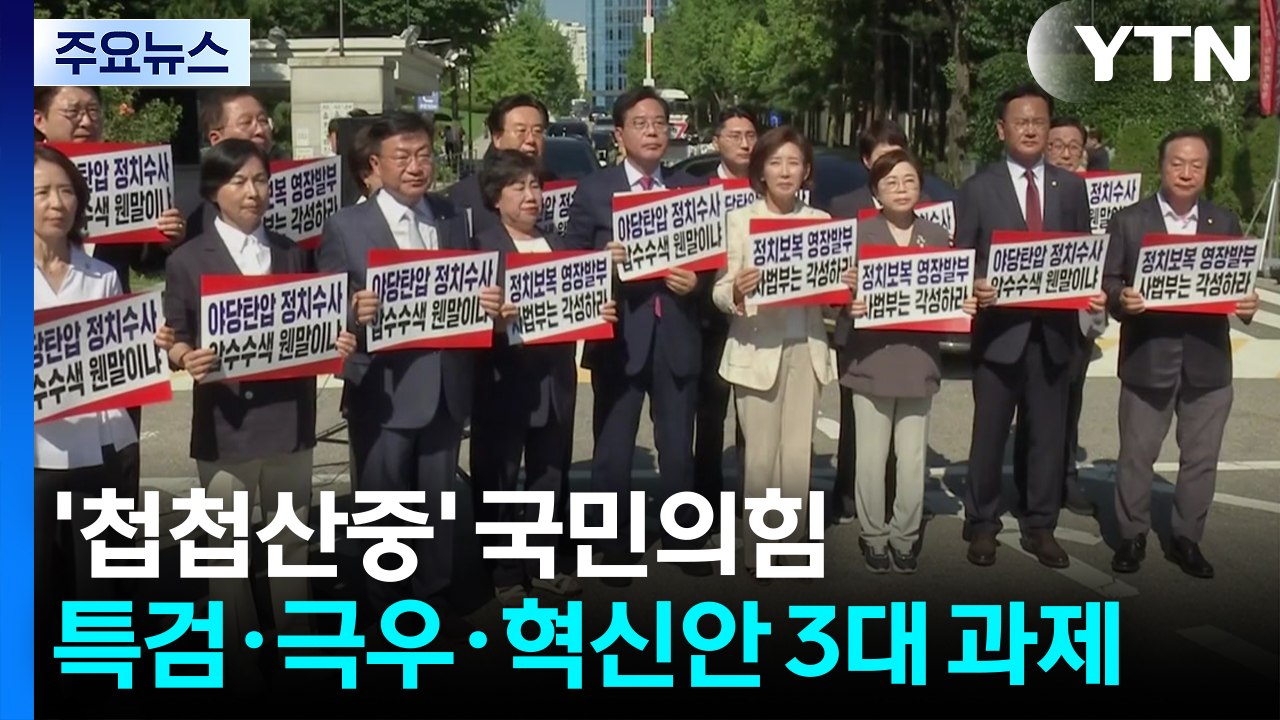 '첩첩산중' 국민의힘...특검·극우·혁신안 3대 과제 / YTN