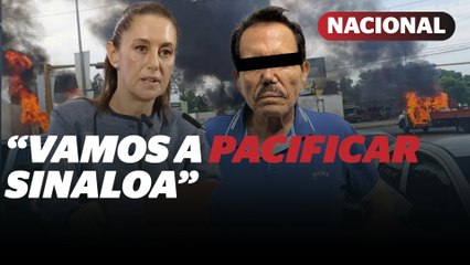 SHEINBAUM PACIFICAR SINALOA PROMETE MAYO ZAMBADA