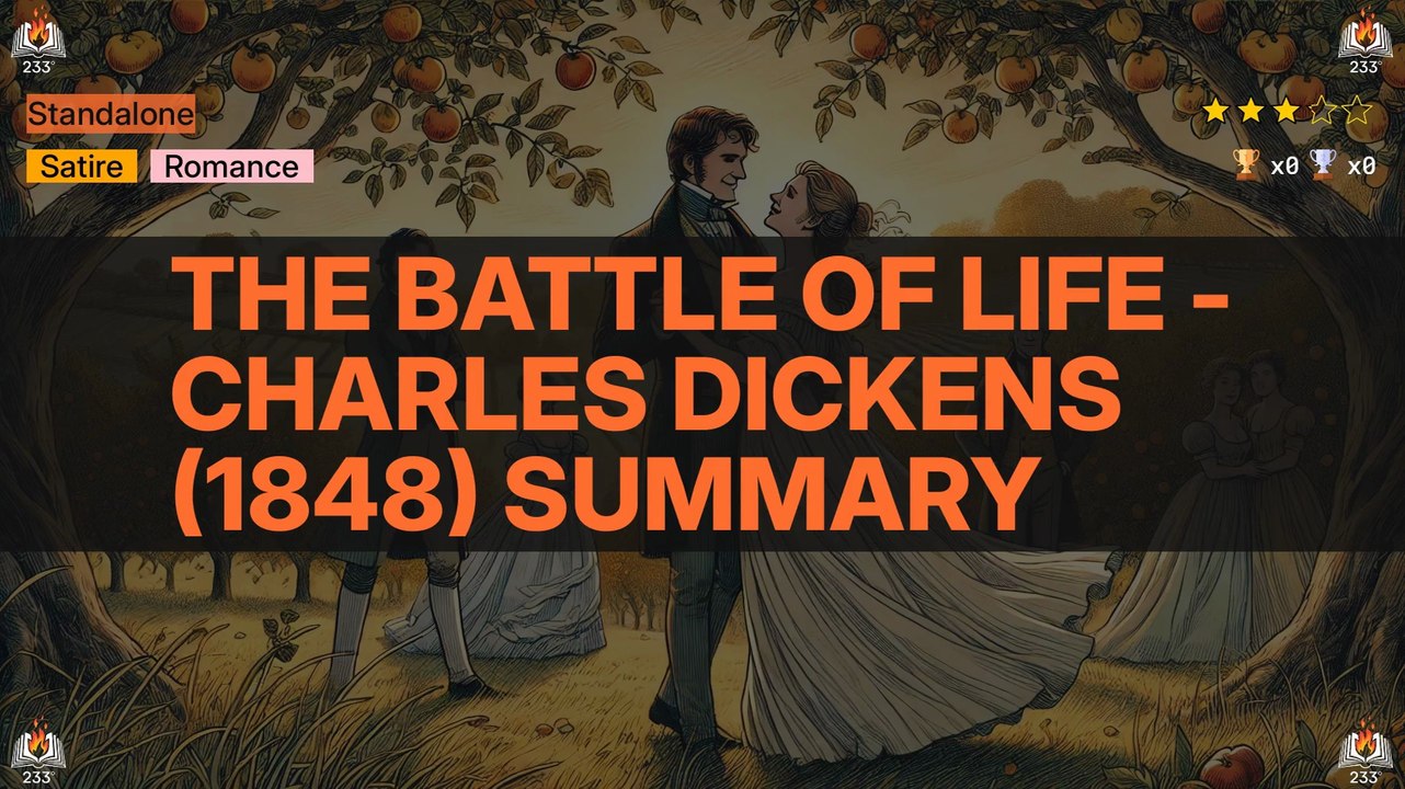 The Battle of Life - Charles Dickens (1848) Summary (Christmas Books - 4)