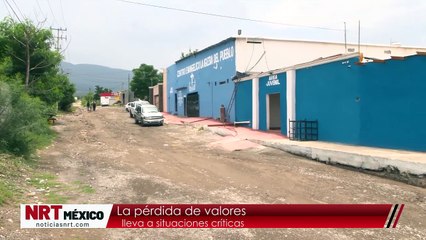 La pérdida de valores  lleva a situaciones críticas