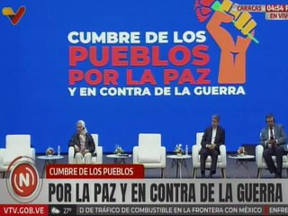 Jóvenes del mundo alzan su voz en la Cumbre de los Pueblos Por la Paz y en Contra de la Guerra