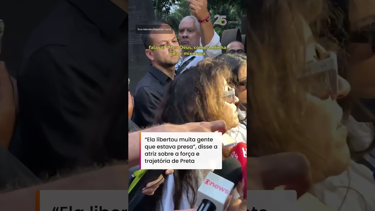 ‘Ela libertou muita gente’, diz Regina Casé após cerimônia de cremação de Preta Gil #shorts