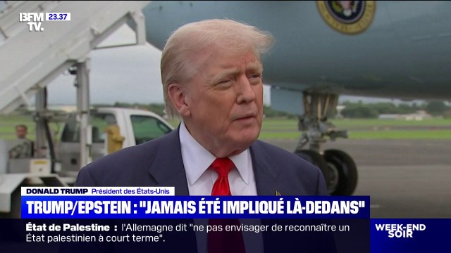 Je n'ai vraiment rien à dire là-dessus : arrivé en Écosse, Donald Trump s'est exprimé sur l'affaire Epstein