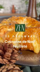 Couronne de Noël feuilleté