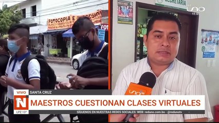 AVANCE MAGISTERIO CUESTIONA CLASES VIRTUALES