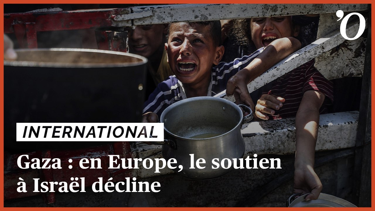 Gaza: en Europe, le soutien à Israël décline