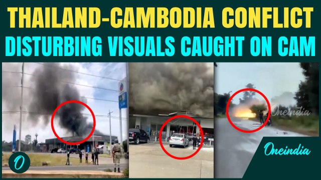 DISTURBING VIDEOS: Thailand-Cambodia Border Erupts|Airstrikes on Civilian Areas cause Massive Damage