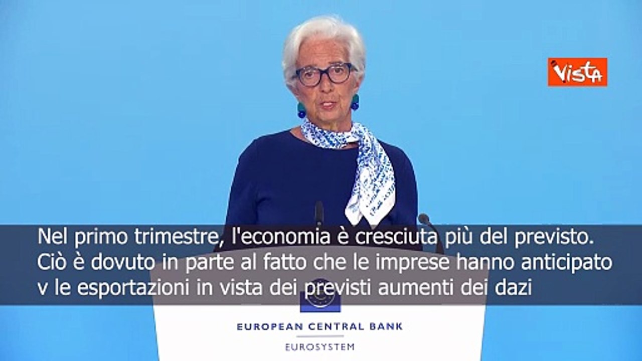 Lagarde: In primo trimestre economia Ue cresciuta più del previsto