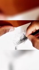 Pencil Magic_ Watch Hair Emerge From Sketch!